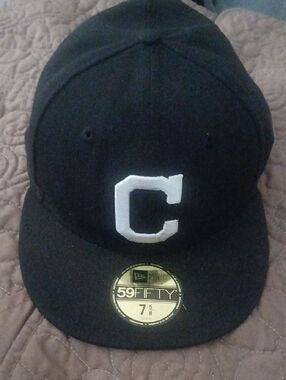 New Era Black Cap with White MLB Batter Logo... As Is